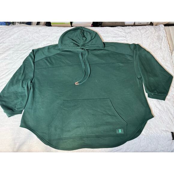 Essential Savage X Fenty Emerald Green Oversized Fleece Unisex USED - Picture 5 of 10